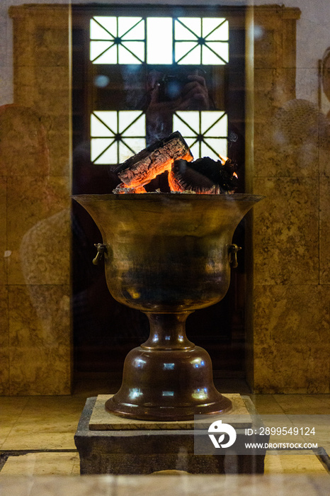 Zoroastrian Fire Temple or Ateshkadeh in Yazd, Iran