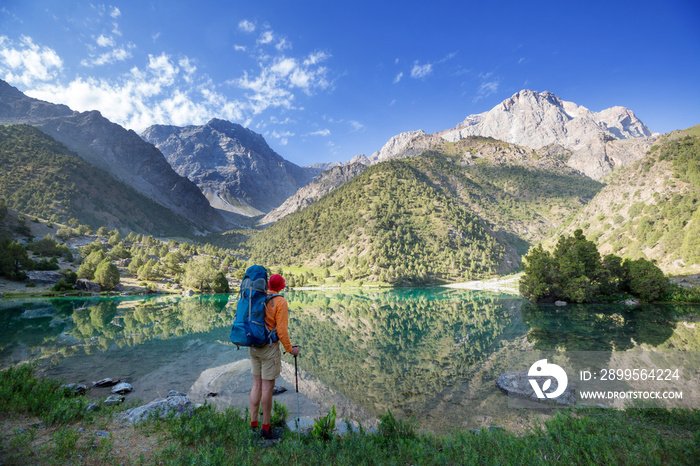 Hike in Fann mountains