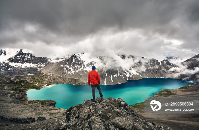 Ala Kul Lake in Kyrgyzstan