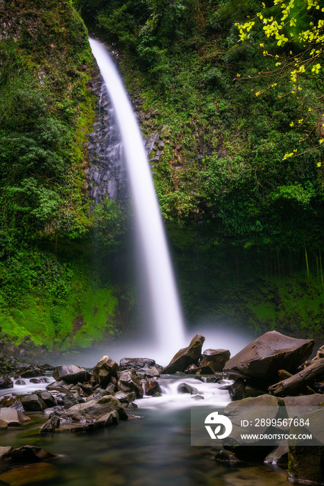 La Fortuna Waterfall in Costa Rica on the Arenal River