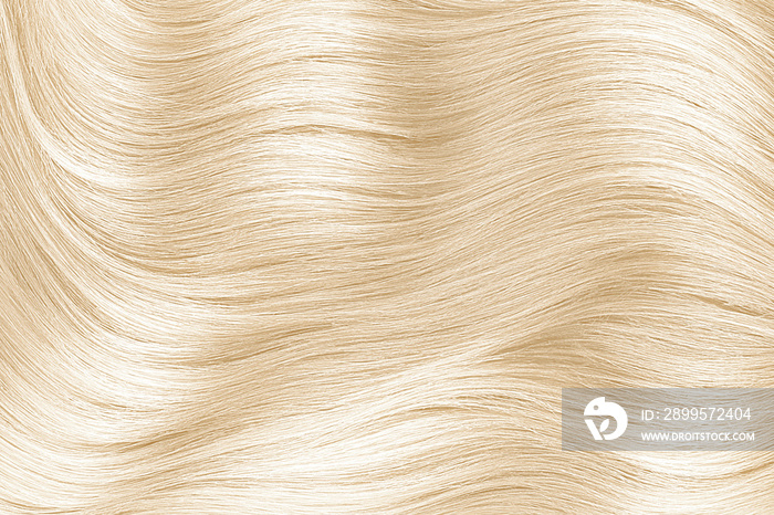 Blonde shiny hair abstract background texture