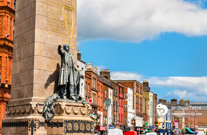 Monument to Charles Stewart Parnell in Dublin