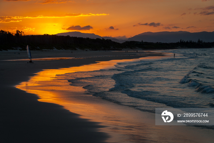 Sunset at Byron Bay NSW, Australia