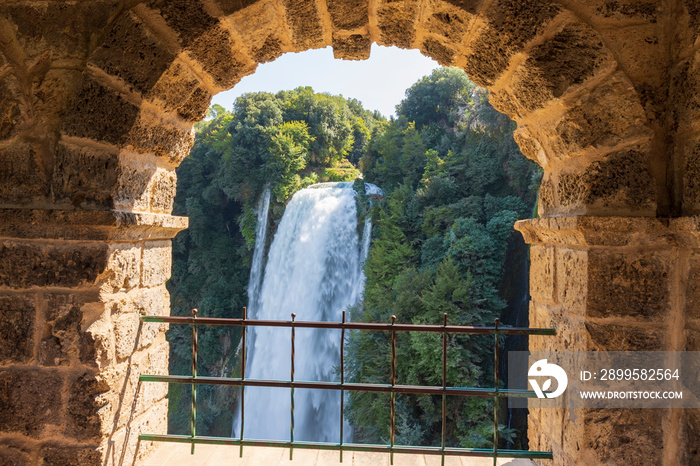 Marmore Falls, Umbria, Italy. Upper Belvedere.