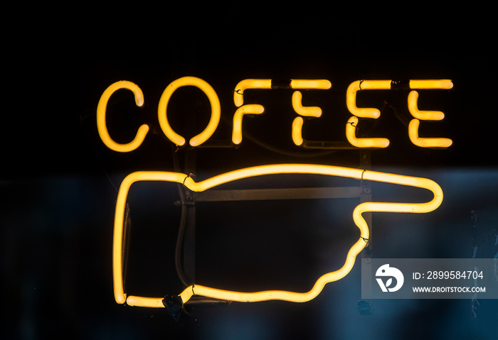 Coffee neon sign