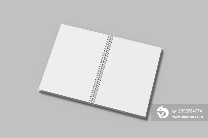 A5 Spiral Notebook Mockup