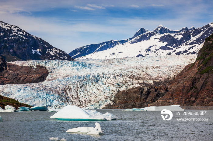 Juneau, Alaska. Mendenhall Glacier.