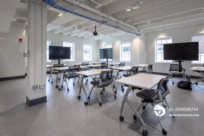 Modern University Classroom