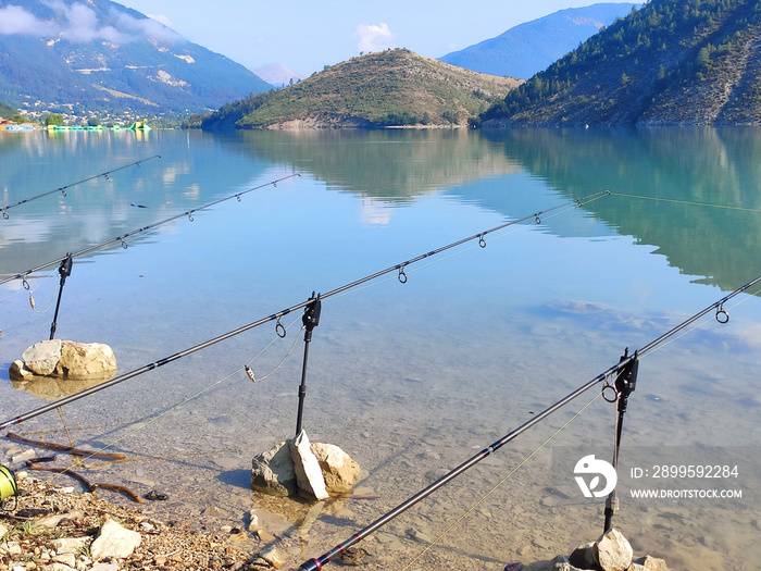 Pêche à la carpe lac de Castillon