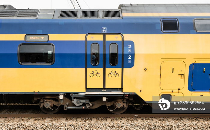 The door for bike in Intercity train,Netherlands