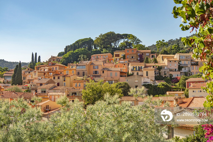 Bormes-les-Mimosas, sur la Côte d’Azur, en France