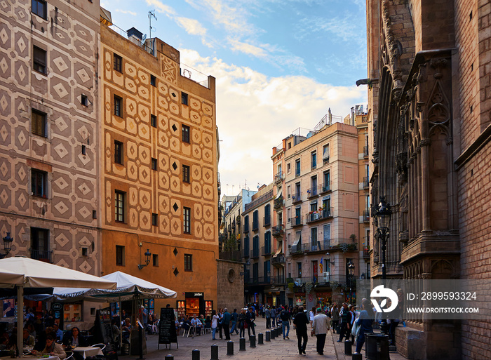 Gothic Quarter in Barcelona