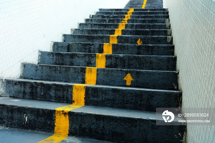 Concrete Stairs to Overpass.