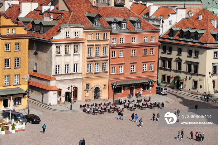 Polska, Warszawa, stolica, centrum zabytkowej części miasta, starówka,