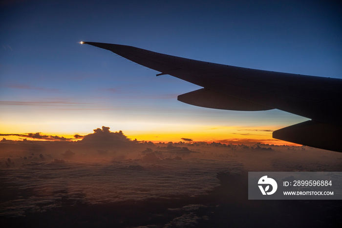 Pacific Ocean, Flying Above the Clouds