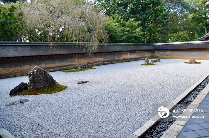 日本 京都 大雲山 龍安寺 石庭 枯山水 世界遺産 Japan Kyoto Ryōan-ji kare-sansui zen garden World heritage