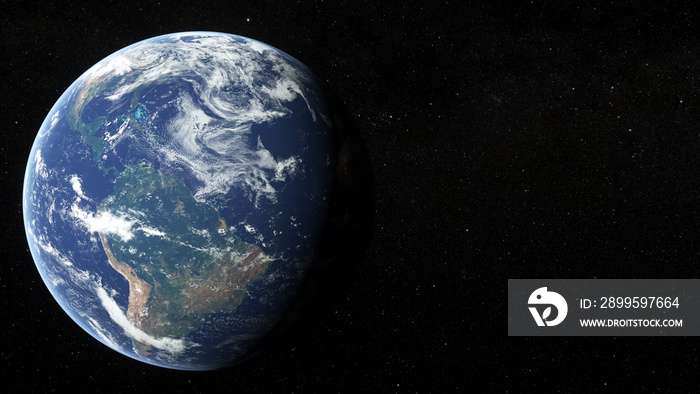 earth in space