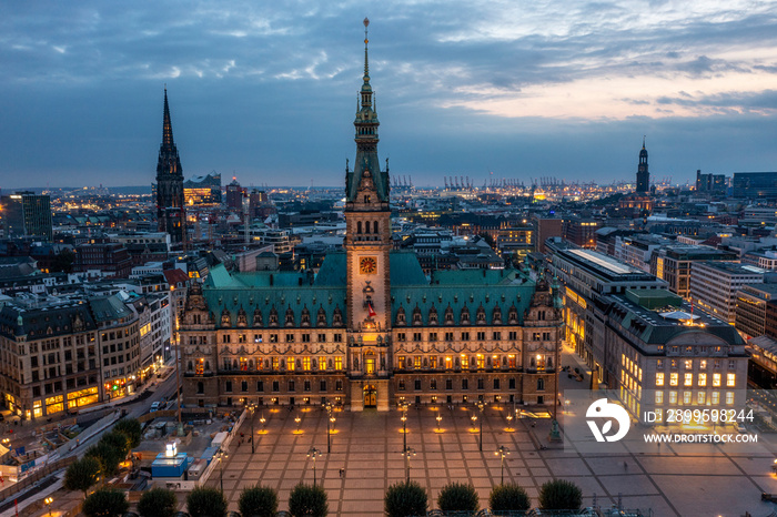 Hamburg - Germany - Panorama from above