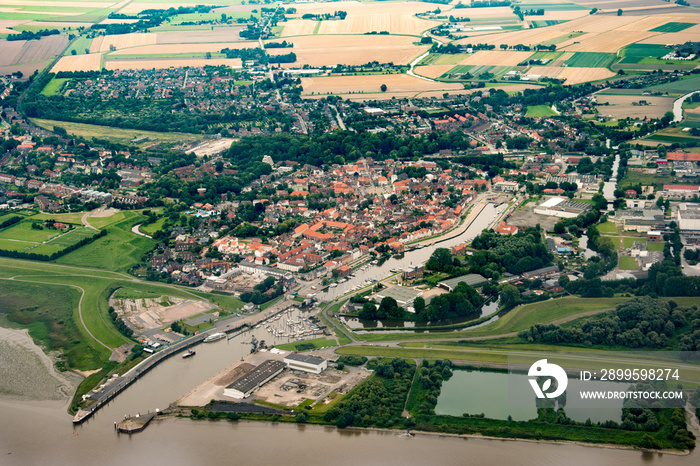 Germany from above - Hamburg, Elmshorn, Norderstedt and Hamburg