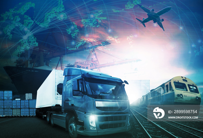 world trading with industries truck,trains,ship and air cargo fr