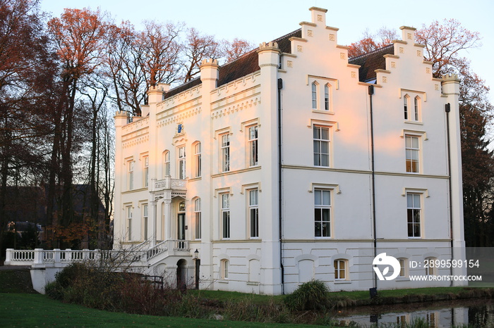 The historic Castle Scherpenzeel in Gelderland, The Netherlands