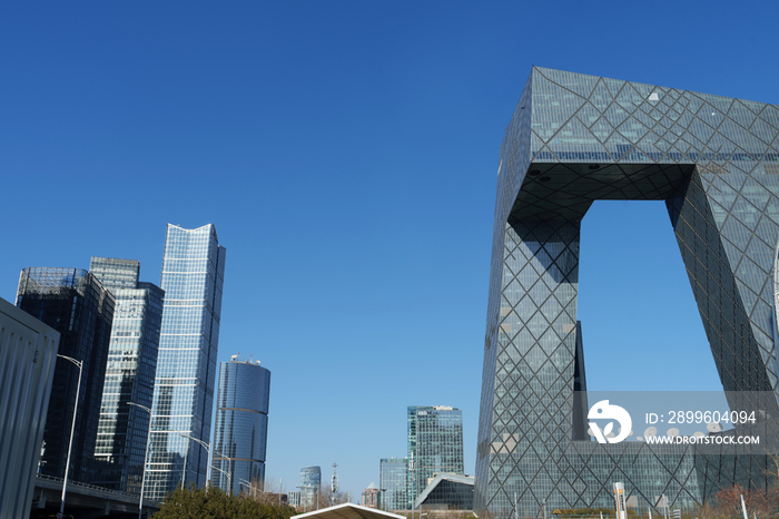 北京城市建筑楼群