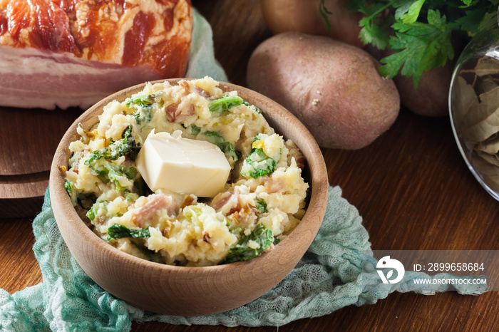 Colcannon, traditional Irish dish