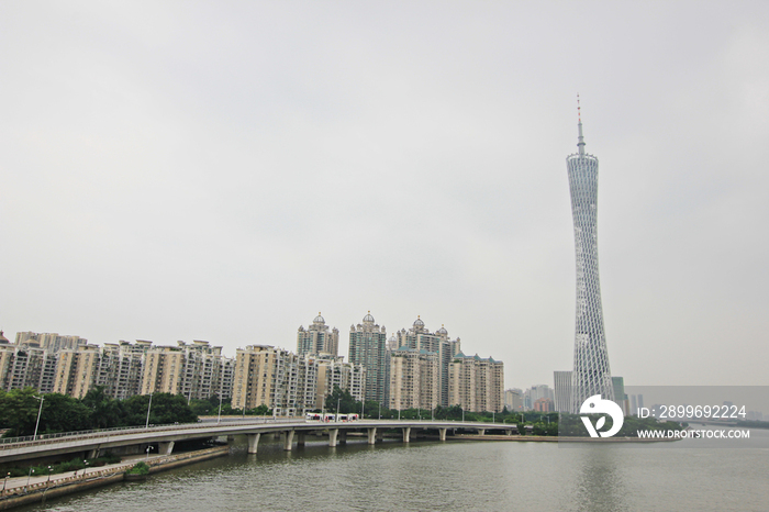 广东省广州珠江新城城市建筑