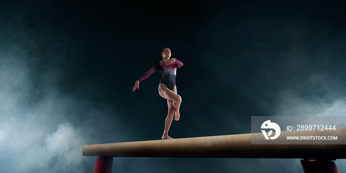 Female gymnast.