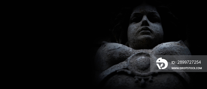 古代神话中的奥林匹克爱情女神阿佛洛狄忒（金星）对抗bl的古代雕像碎片