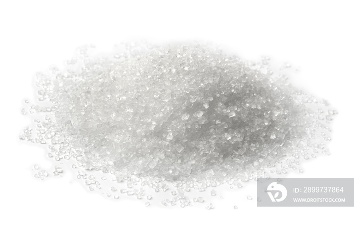 Heap of white sugar