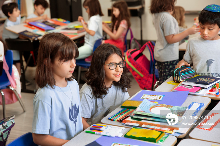 Students in classroom