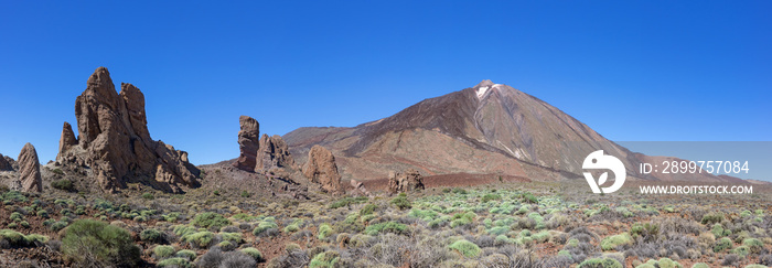 特内里费国家公园的Felsformation Roques de Garcia