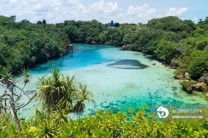 Danau Weekuri in Sumba, Indonesia