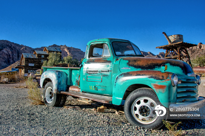 old rusty truck