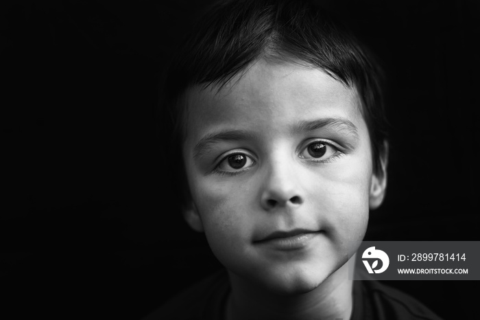 portrait of an adorable boy