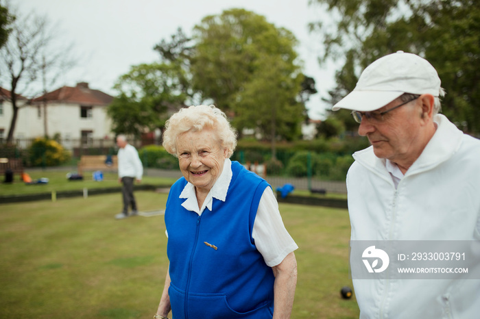 Senior Couple at Bowling Green