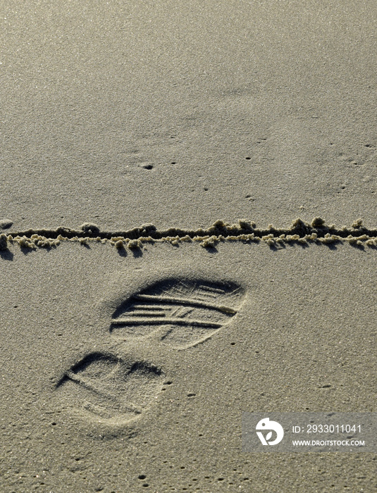 Crossing a line in the sand