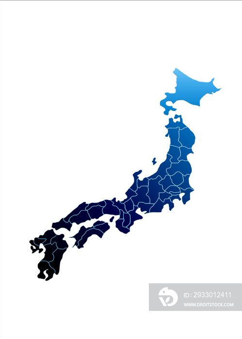 Map japan