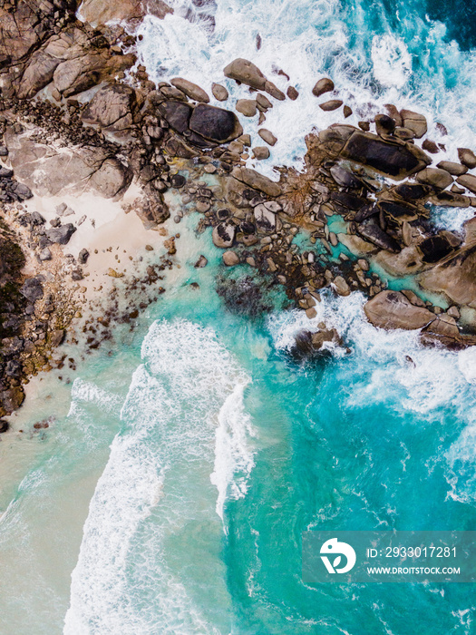 Western Australian Beach from above - South West