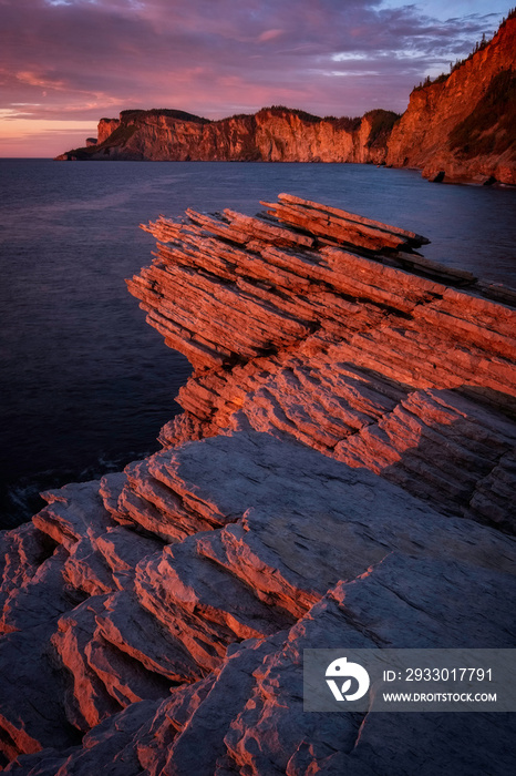 Cap Bon Ami, Forillon National Park, Gaspesie, Quebec, Canada