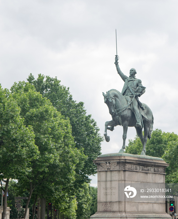 George Washington statue, Paris, France