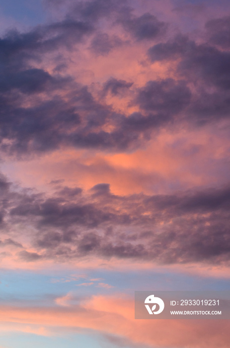 Sunset sky background