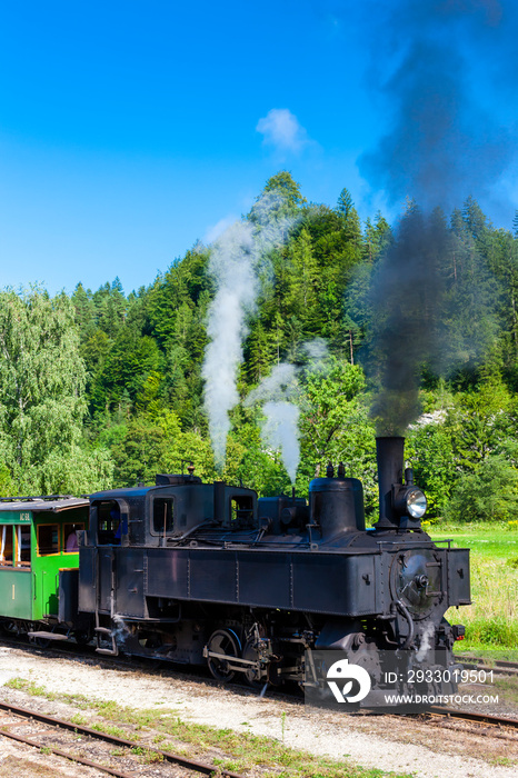 steam train, Lunz am See, Lower Austria, Austria