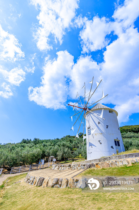 ギリシャ風車　香川県小豆島　 Greek windmill　Kagawa-ken Shodoshima