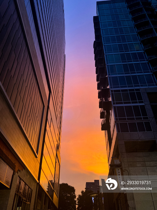 A Sunset in Midtown Atlanta