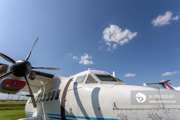 Old russian flight inspection airplane