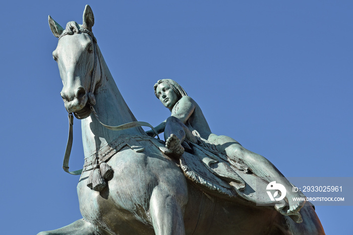 Statue of Lady Godiva in Coventry. England