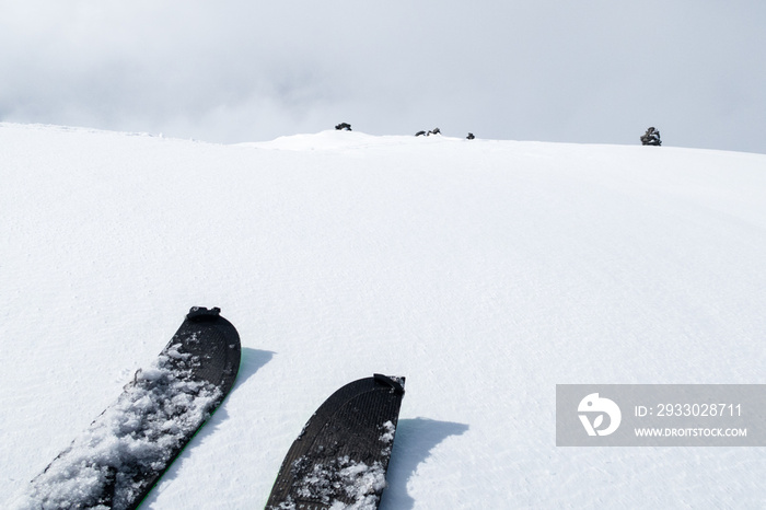 winter in the mountains - splitboarding in norway