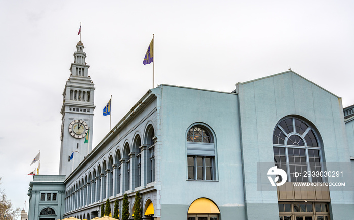 San Francisco Ferry Building in California